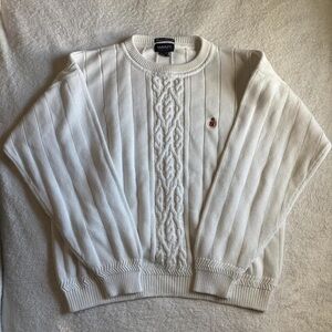 Gant White Crew Neck Sweater